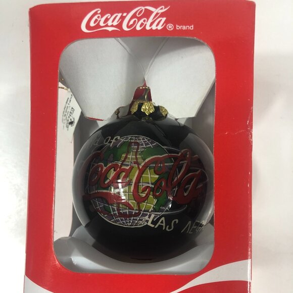 Vintage World of Coca-Cola Las Vegas Christmas Decoration Ornament 1995 - Picture 1 of 10